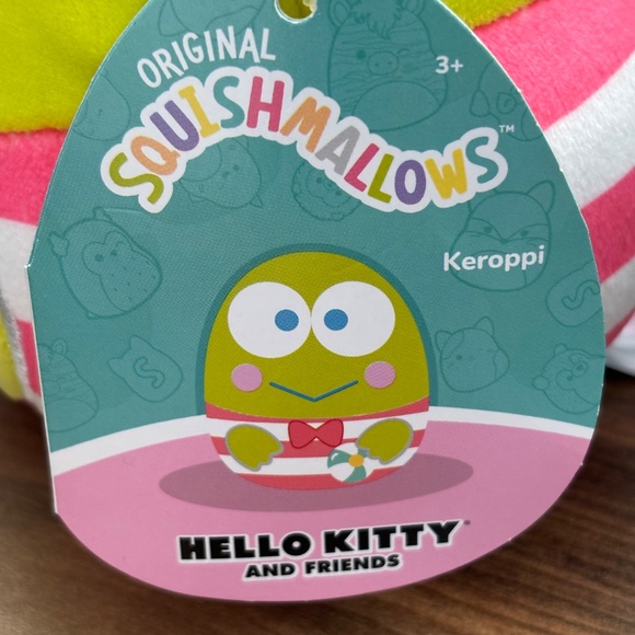 NWT Squishmallows KEROPPI Frog Summer 2023 Squad Sanrio Plush 6" Hello Kitty Toy - Picture 4 of 14